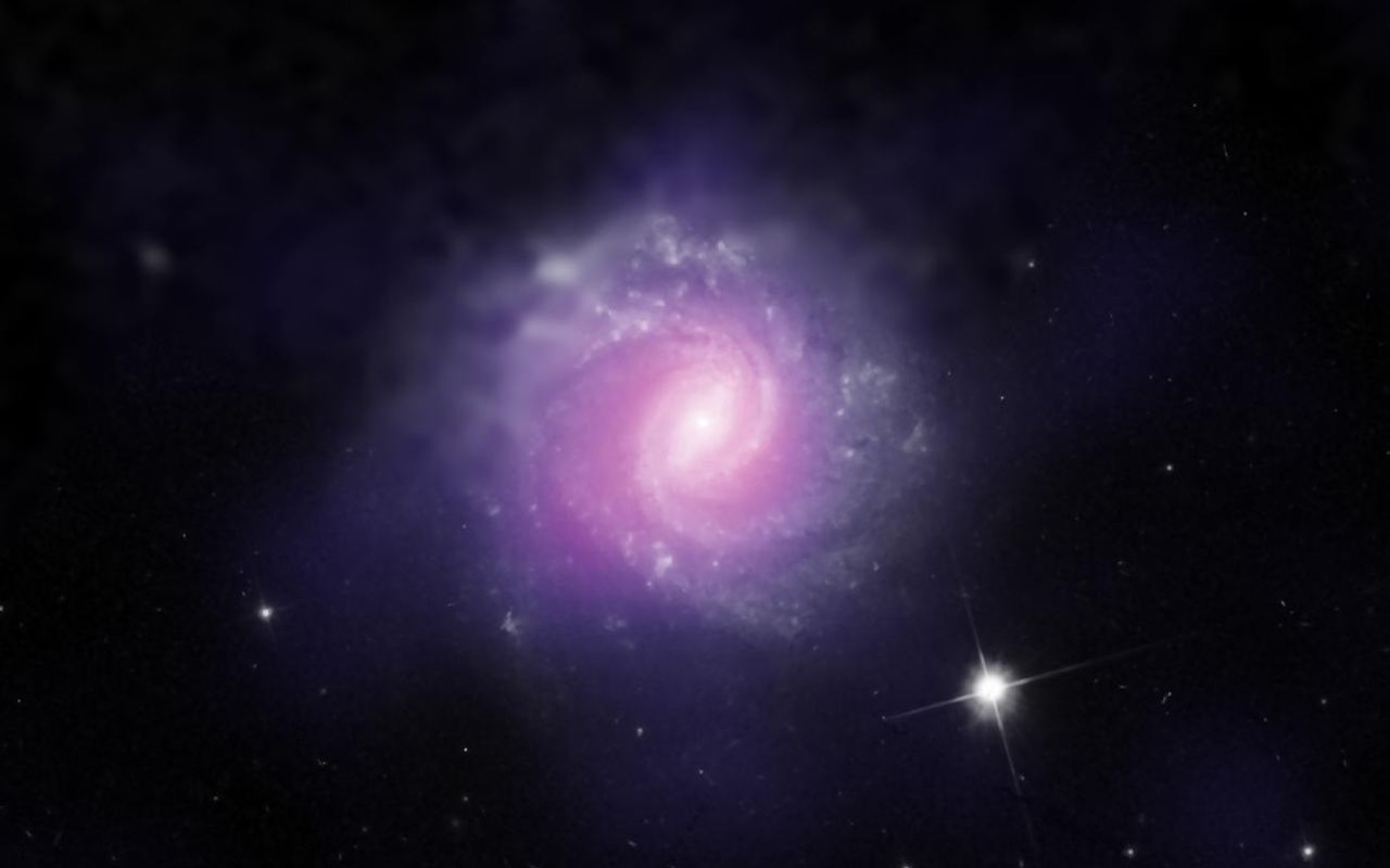 Galaxy observed by NASA